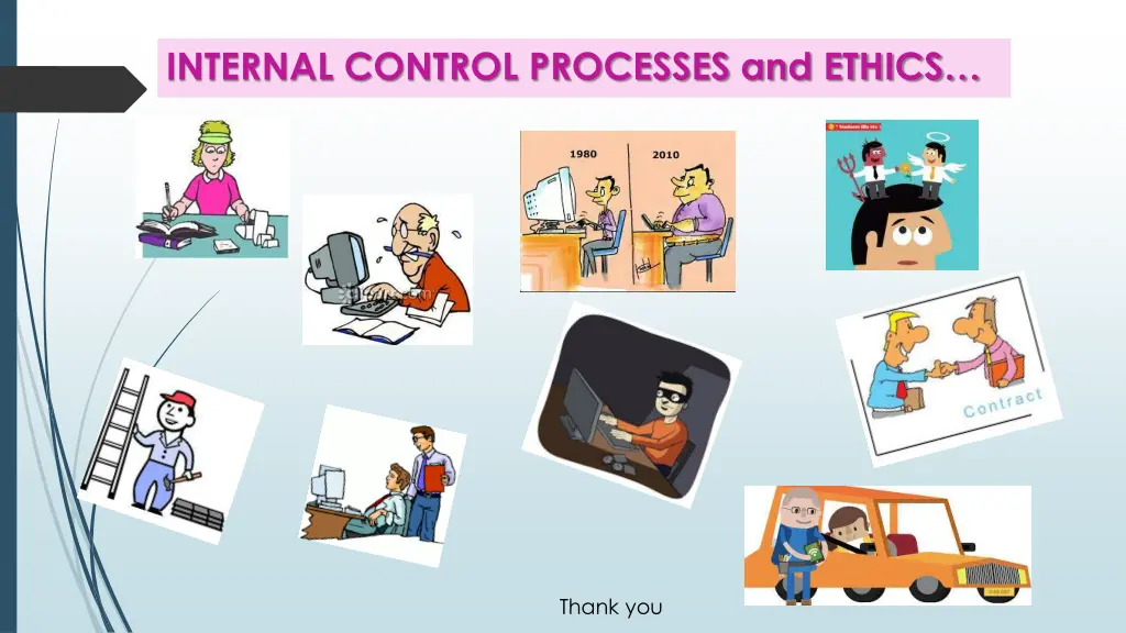 internal control processes and ethics