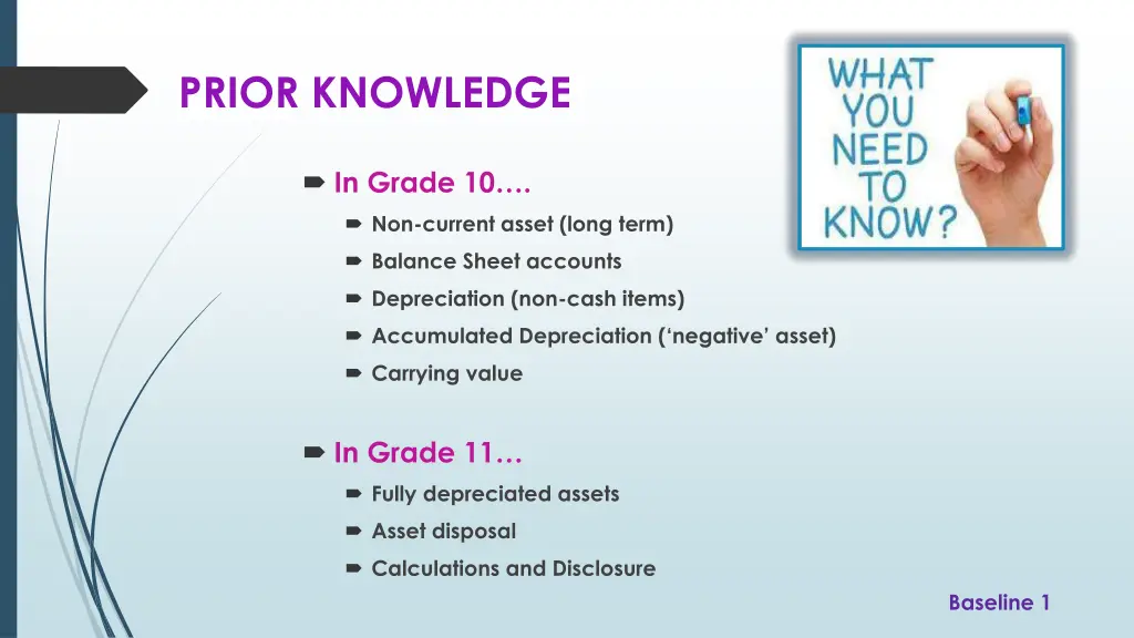 prior knowledge