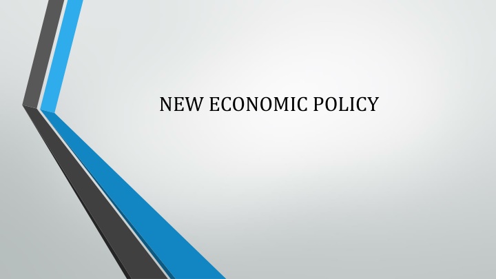 new economic policy
