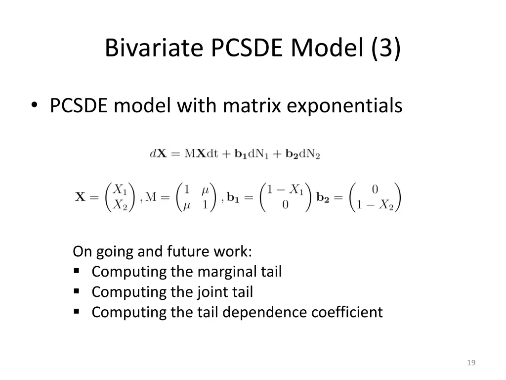 bivariate pcsde model 3 3