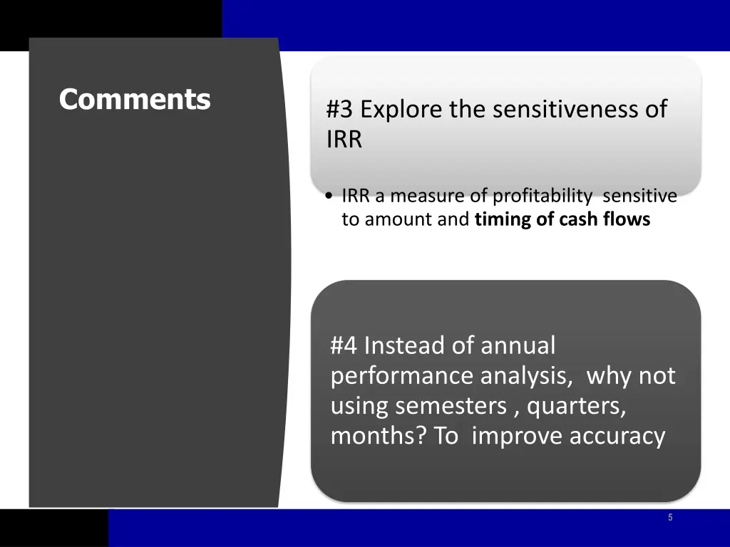 comments