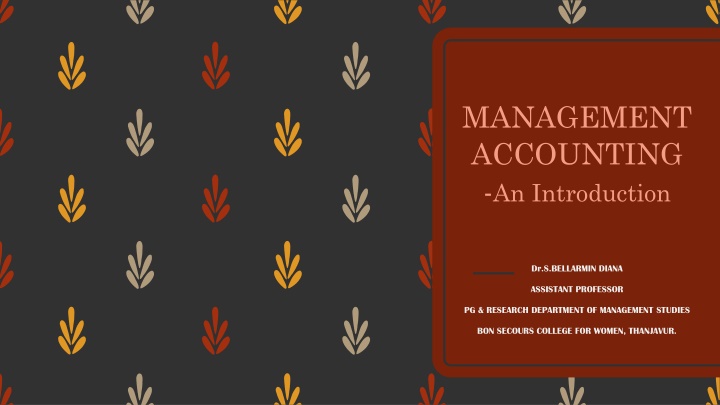 management accounting an introduction