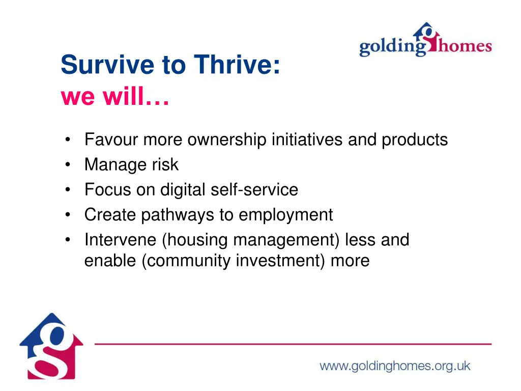survive to thrive we will 1