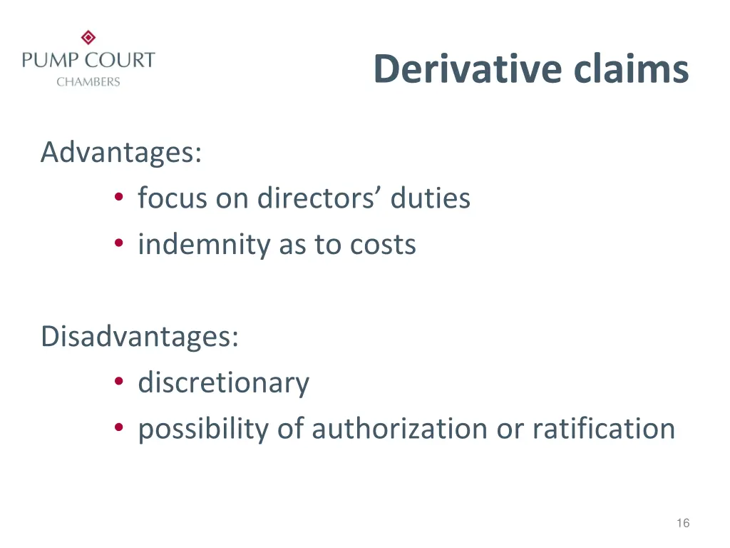 derivative claims 4