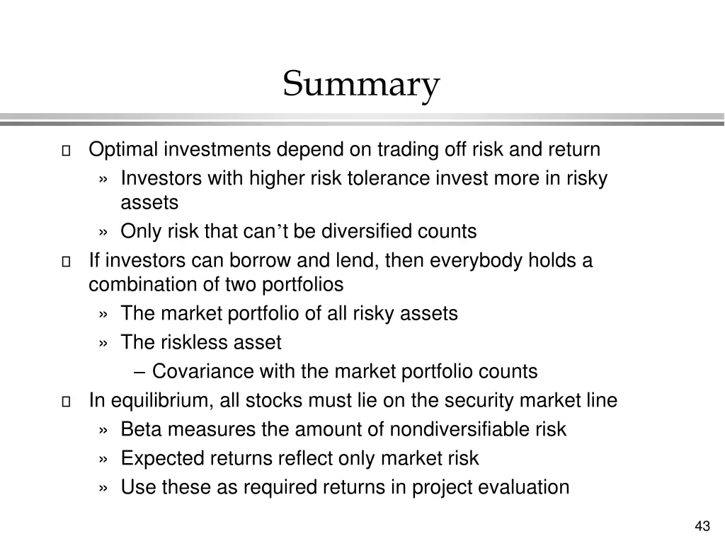 summary