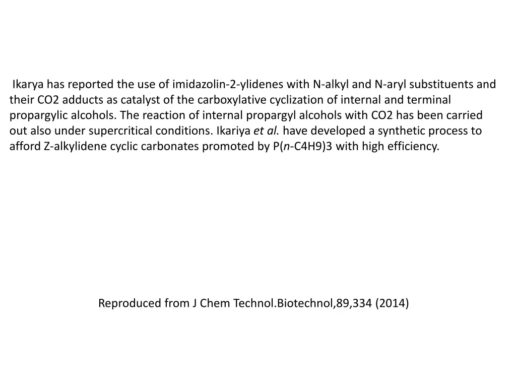 ikarya has reported the use of imidazolin