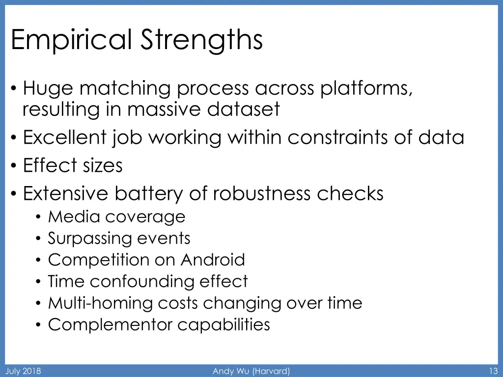 empirical strengths