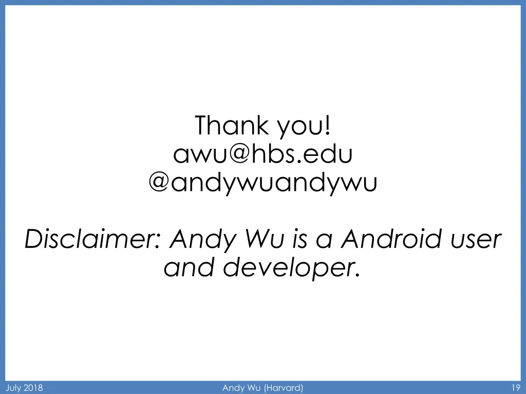 thank you awu@hbs edu @andywuandywu