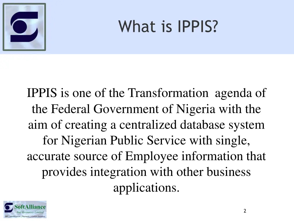 what is ippis