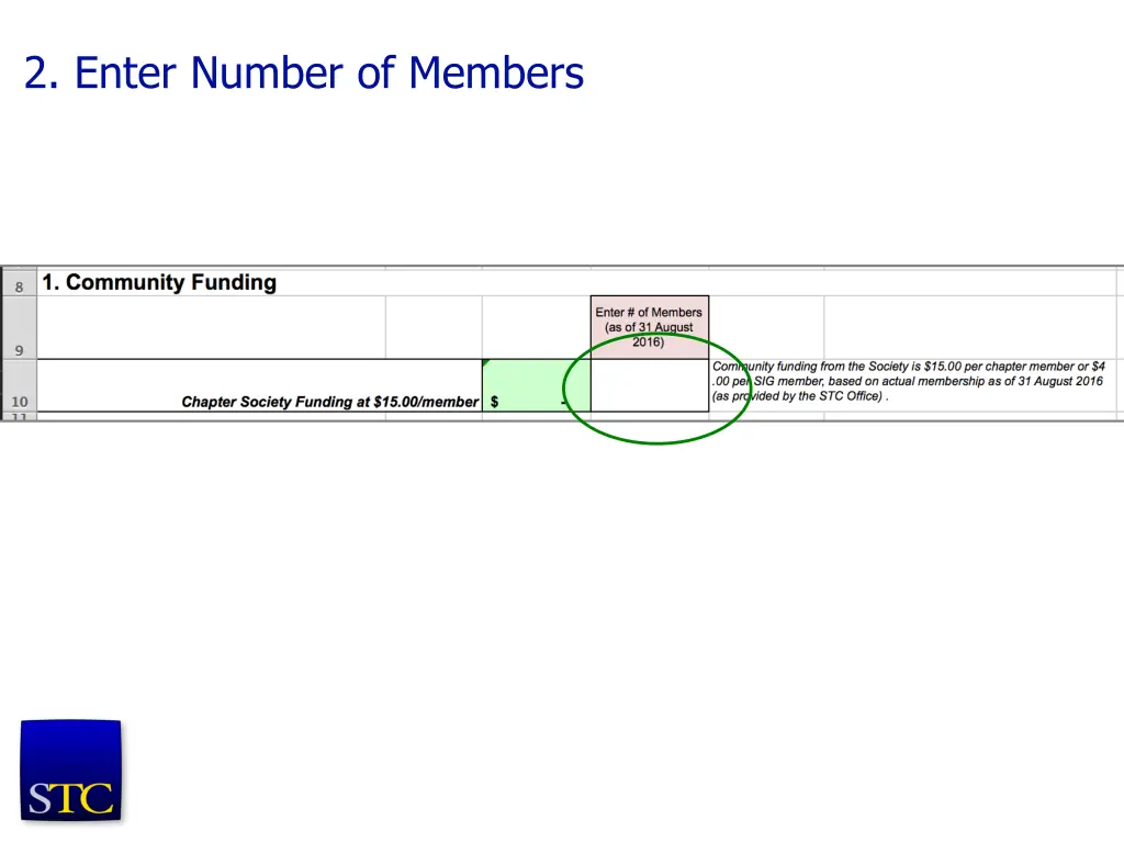 2 enter number of members