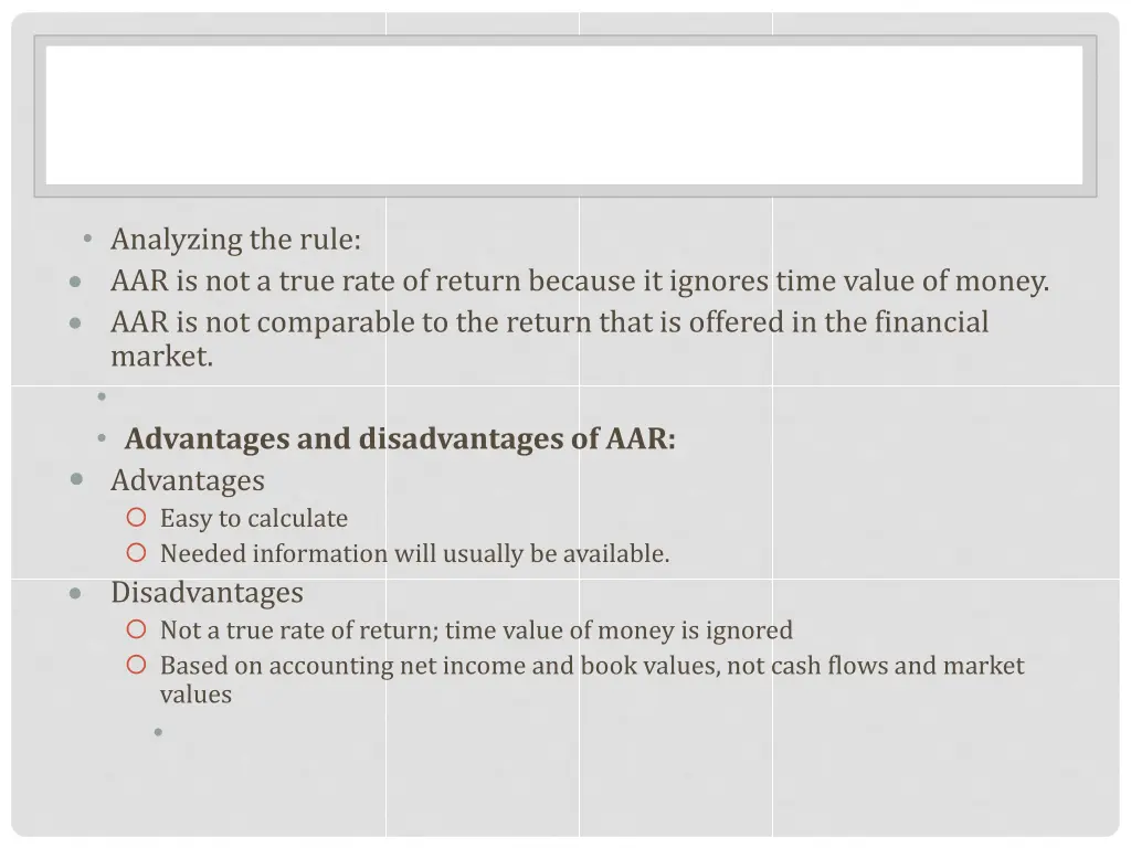 analyzing the rule aar is not a true rate