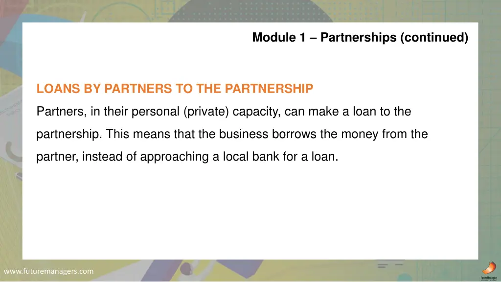 module 1 partnerships continued 1