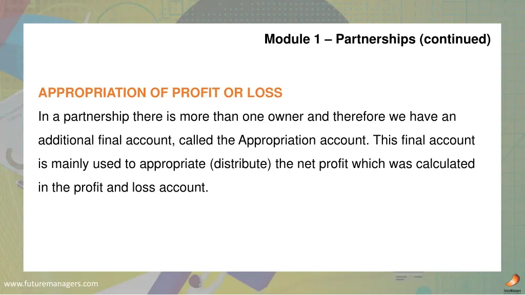 module 1 partnerships continued 2