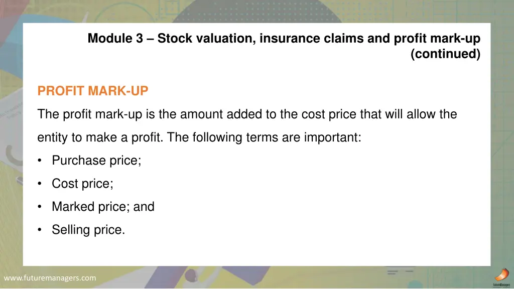module 3 stock valuation insurance claims 2