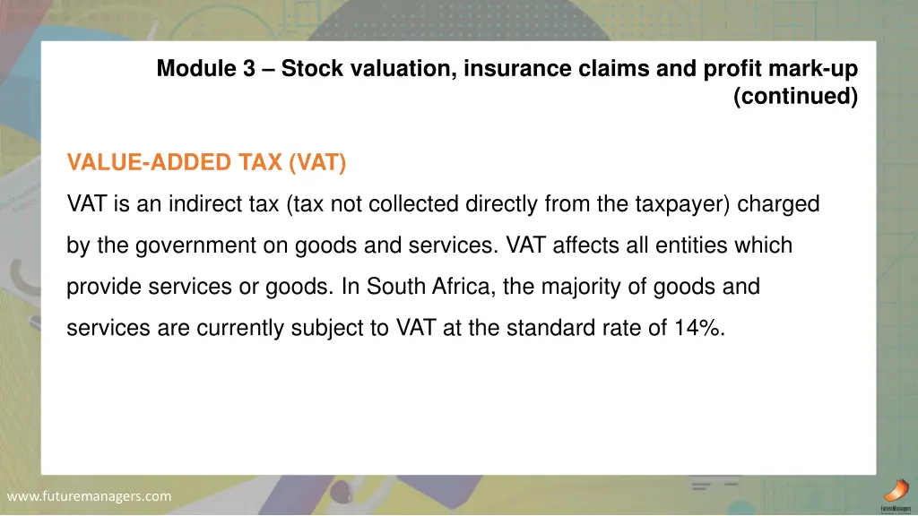 module 3 stock valuation insurance claims 3