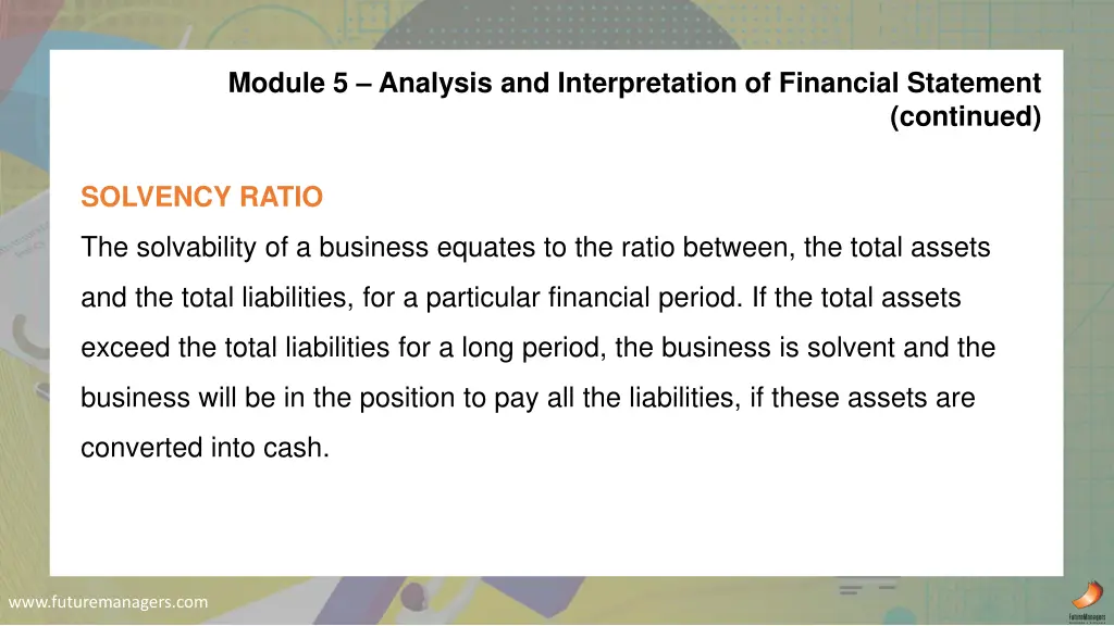 module 5 analysis and interpretation of financial 2