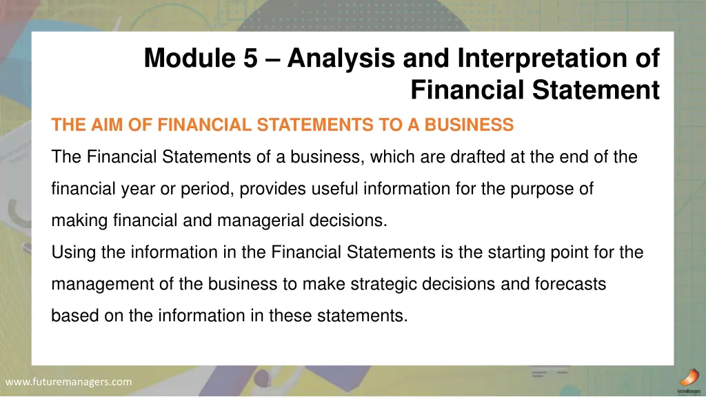module 5 analysis and interpretation of