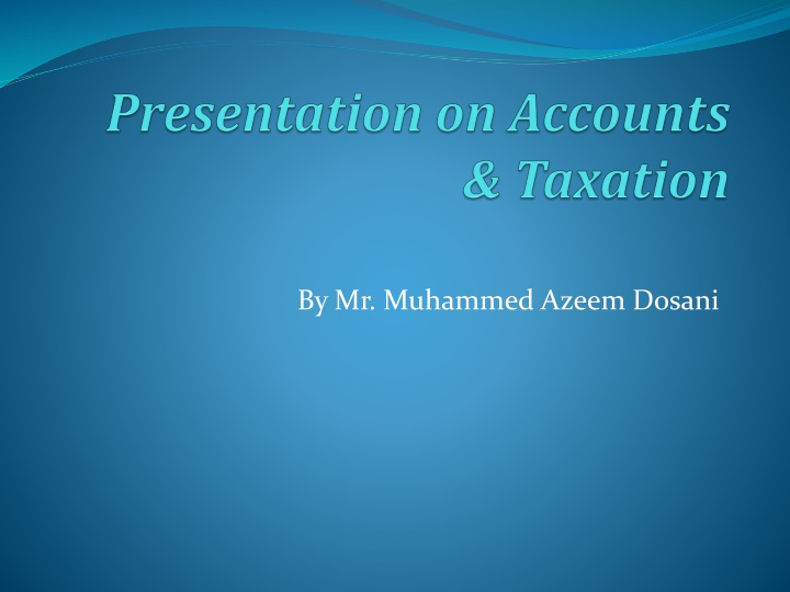 by mr muhammed azeem dosani