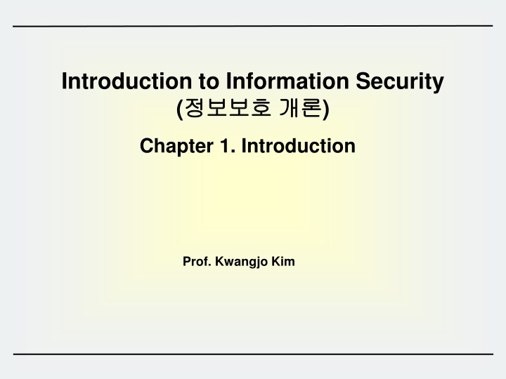introduction to information security