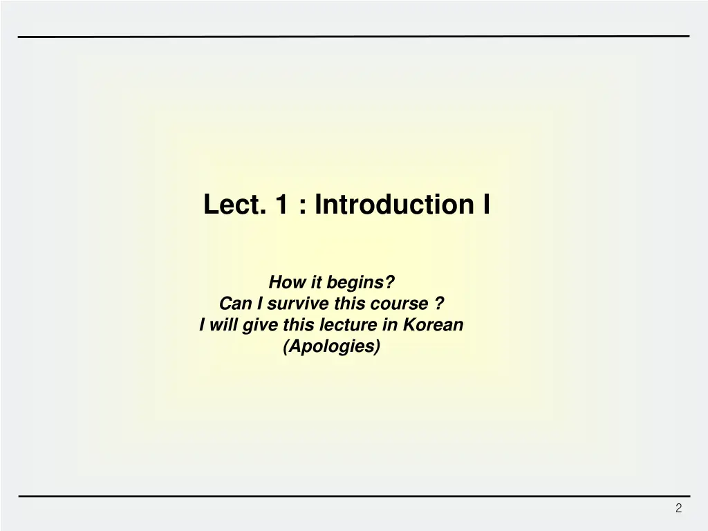 lect 1 introduction i