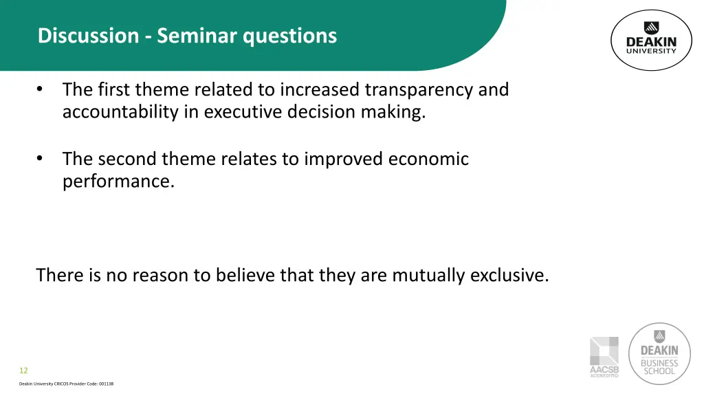 discussion seminar questions