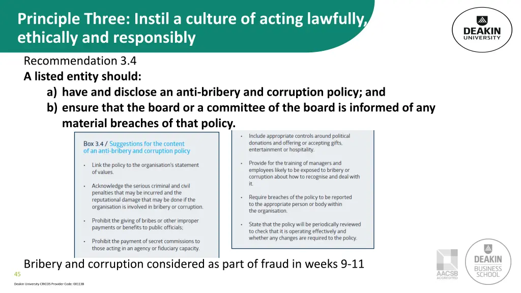 principle three instil a culture of acting 3