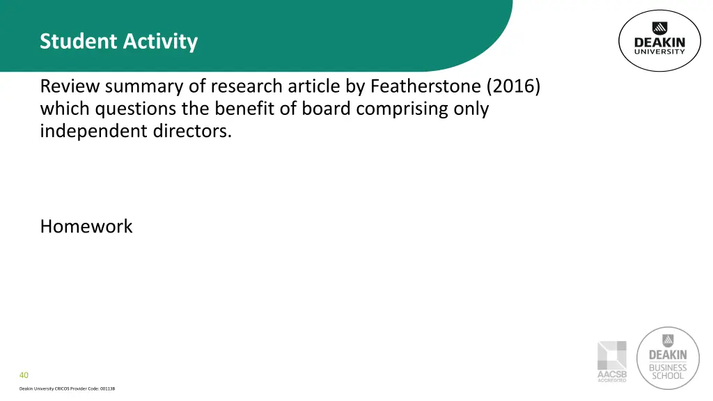student activity 4