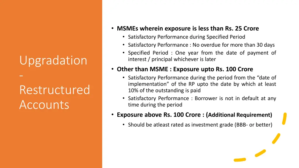 msmes wherein exposure is less than rs 25 crore