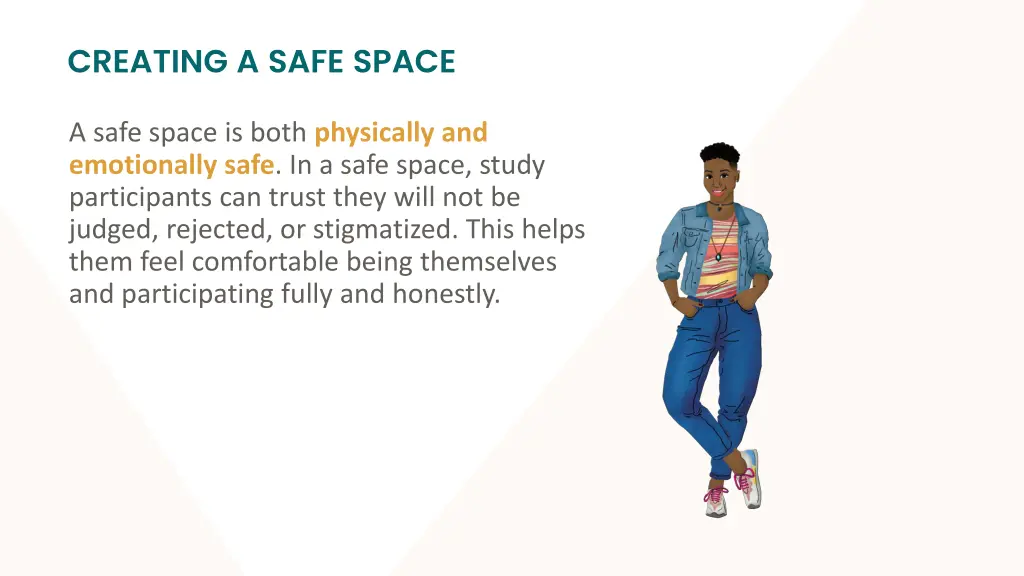 creating a safe space