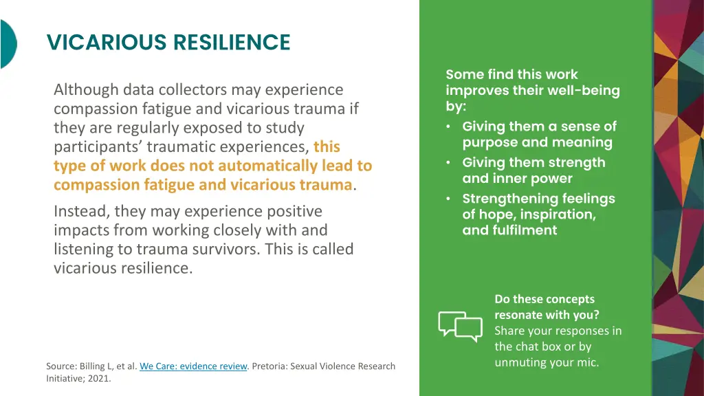 vicarious resilience