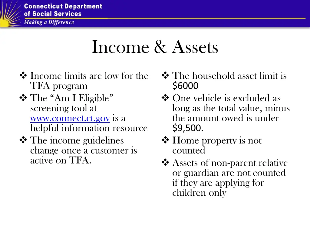 income assets