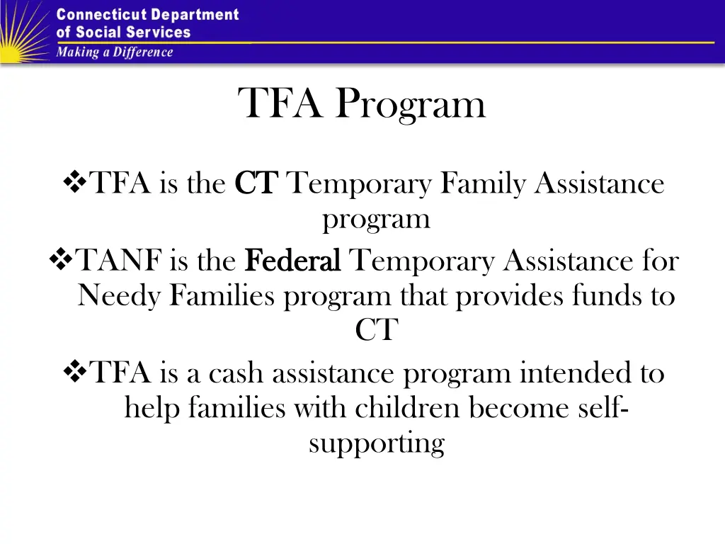 tfa program