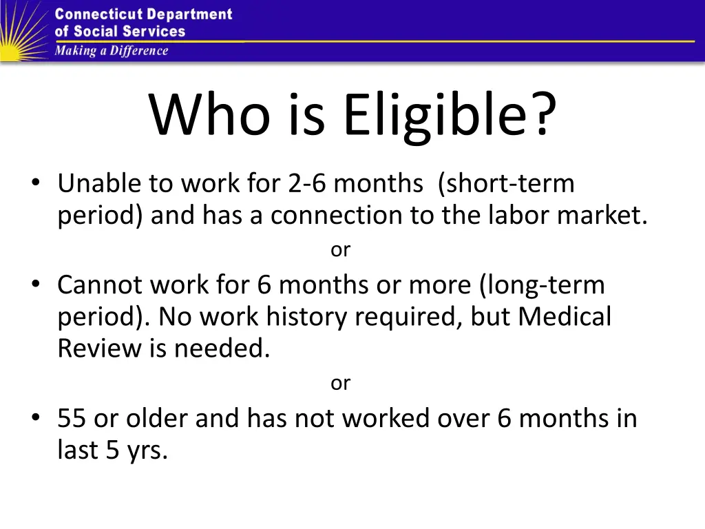 who is eligible