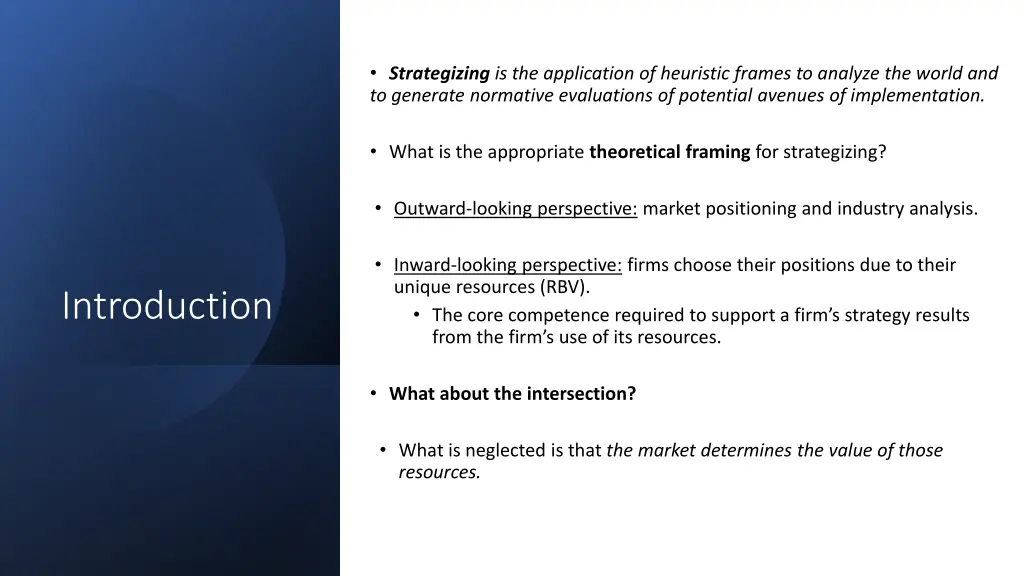 strategizing is the application of heuristic