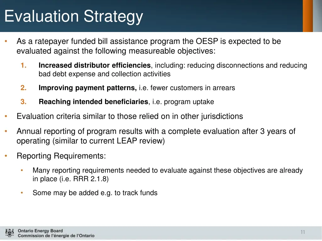 evaluation strategy