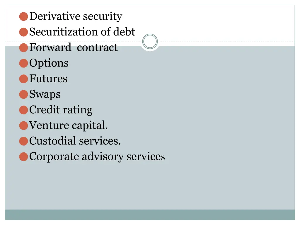derivative security securitization of debt