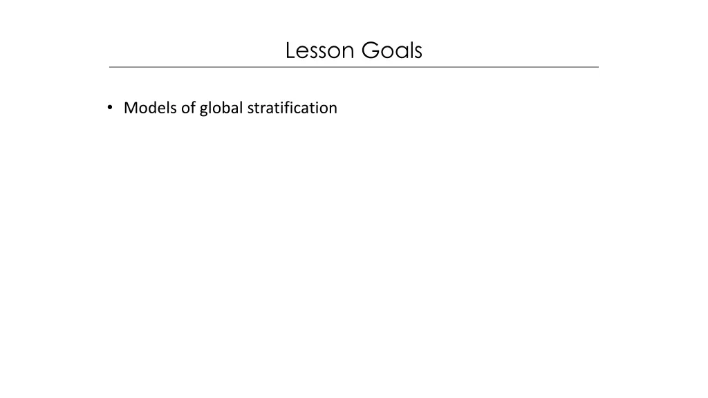 lesson goals
