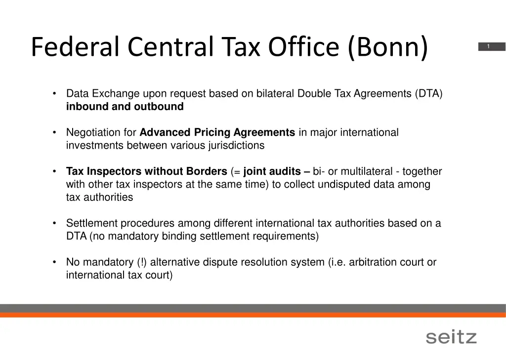 federal central tax office bonn