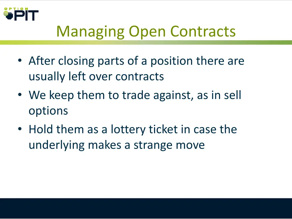 managing open contracts 1