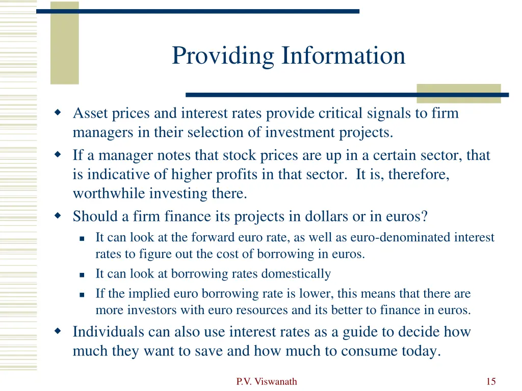 providing information
