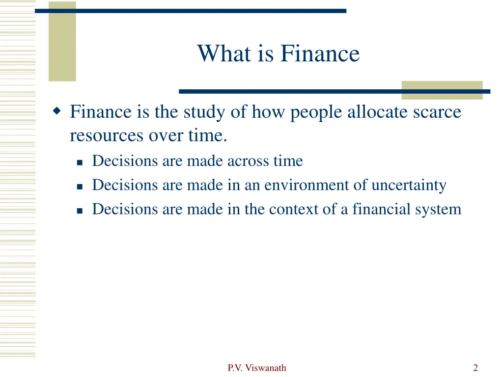 what is finance