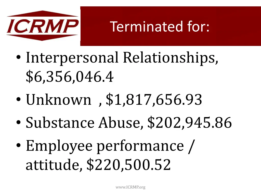 terminated for