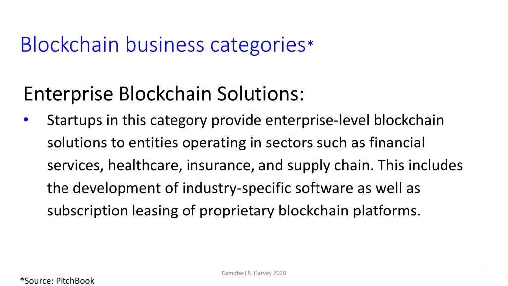 blockchain business categories 3