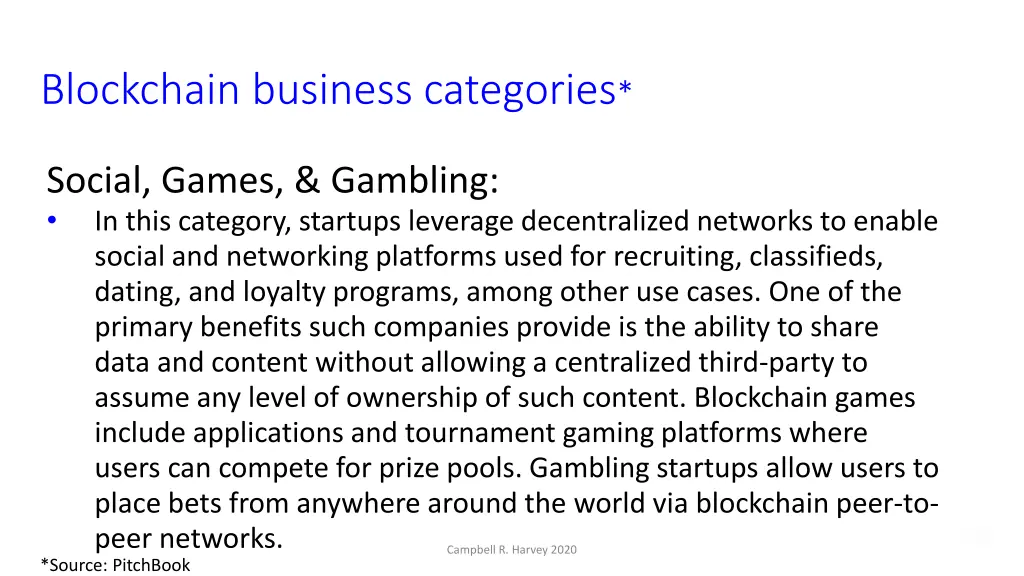 blockchain business categories 4