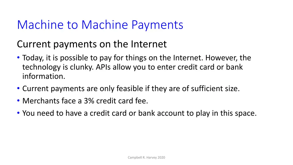 machine to machine payments 1