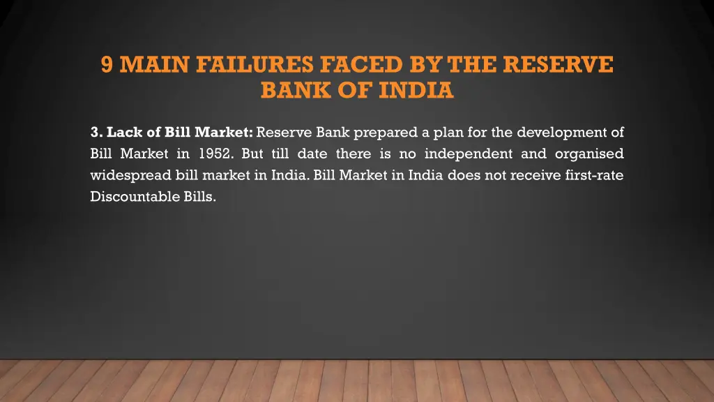 9 main failures faced by the reserve bank of india 2