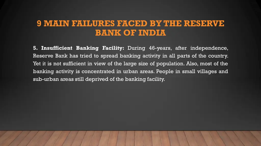 9 main failures faced by the reserve bank of india 4