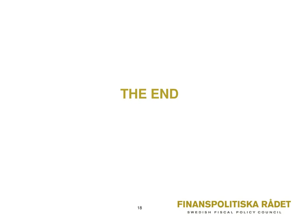 the end