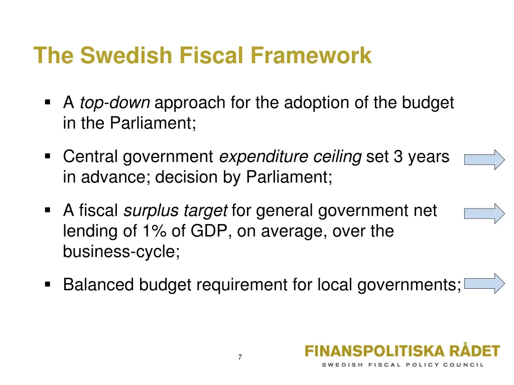 the swedish fiscal framework