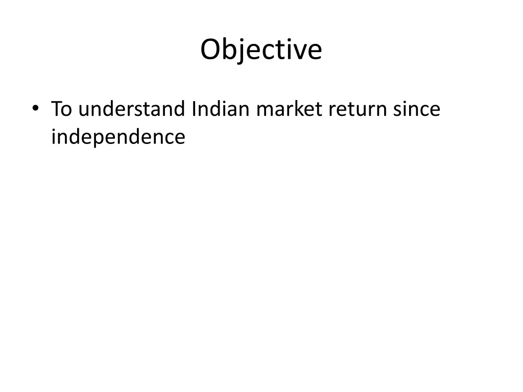 objective